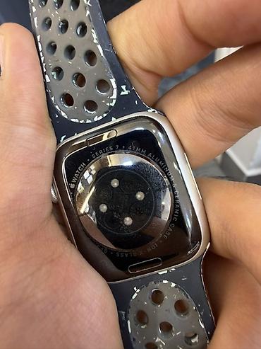watch s10: Apple Watch Series 7, 41 мм, алюминиевый корпус (серый/серебристый) — 2