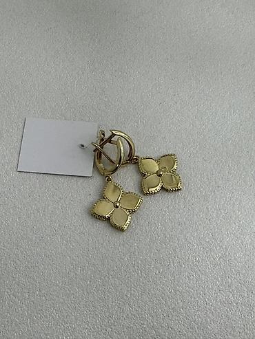 Серьги, Проба 585, Без вставки, Женские, Новый