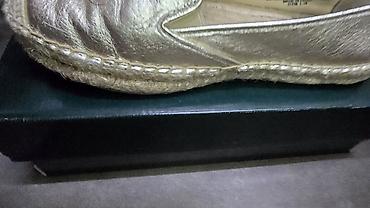 mou obuca: Ralph Lauren ženske espadrile – zlatne - Model: espadrile sa — 3
