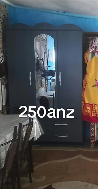 - 3 qapılı paltar dolabı: ortada tam boy güzgü, yanda asılqan lalafo.az -da - 3 qapılı paltar dolabı: ortada tam boy güzgü, yanda asılqan