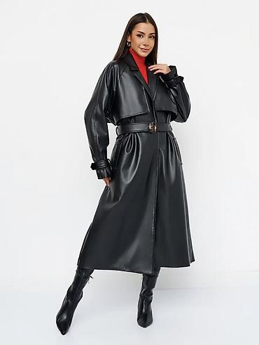 Плащи: Плащ, Тренчкот, Водонепроницаемая модель, 2XL — 6