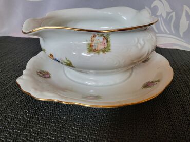 Činije: Sosijera Walbrzych porcelan Poljska,sa radom iz 70ih. Sosijera sa — 3