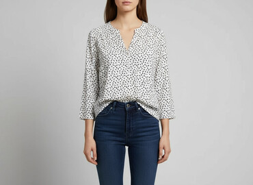 bluzki dopasowane eleganckie: H&M, Women's blouse, size S