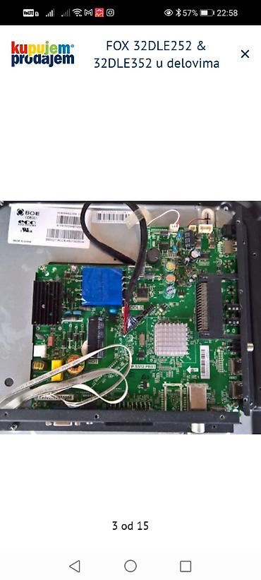 Aksesoari za TV i video: FOX 32DLE252 i FOX 32DLE352 – delovi za TV Dostupni originalni delovi — 4