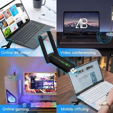 wifi повторитель: Wifi USB qoşa antena teze