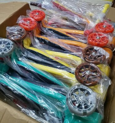 Детские самокаты: Детский самокат, Трёхколёсный, Новый — 9