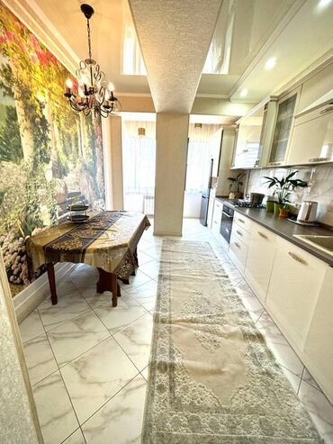 советская бокомбаева: 3 комнаты, 98 м², Элитка, 9 этаж, Евроремонт