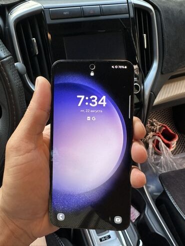 телефон в рассрочку алматы без банка без первоначального взноса: Samsung Galaxy S23, Б/у, 256 ГБ, цвет - Черный, 1 SIM, eSIM