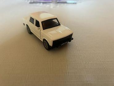 avtovaz oyuncaq treyler: LADA 2106 miniatür model avtomobil (oyuncaq) - Rəng: ağ - Kuzov — 2