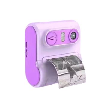 Другие игры и приставки: Цифровой фотоаппарат детский с моментальной печатью со встроенным