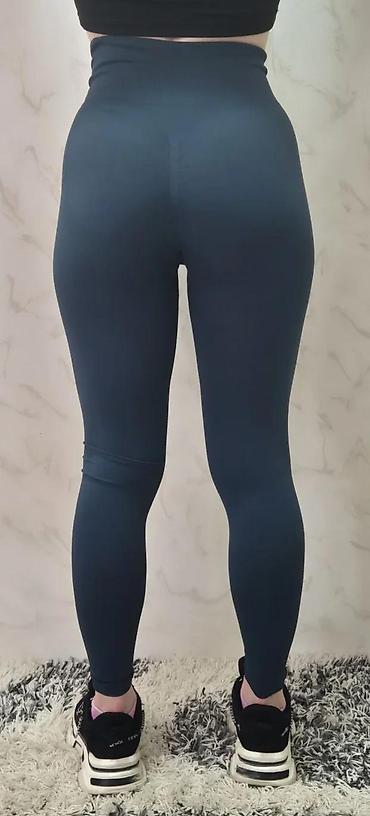 Helanke, biciklistički šortsevi: Ženske sportske helanke – visok struk, duboki kroj - Kroj: visok — 3