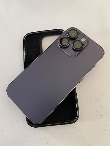 huawei matebook d14: IPhone 14 Pro, Б/у, Deep Purple, Чехол, 87 % — 3