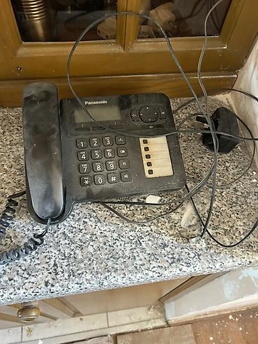Stasionar telefonlar: Panasonic masaüstü ofis telefonu - Marka/model: Panasonic sabit — 1