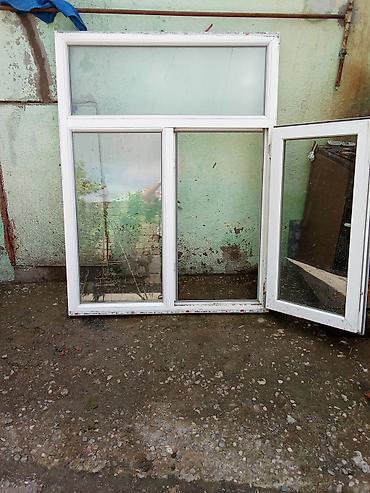 пластик двери: Salam standart pəncərə 120×157 üst şüşəsinin qoşa şüşəsinin yəni biri — 1