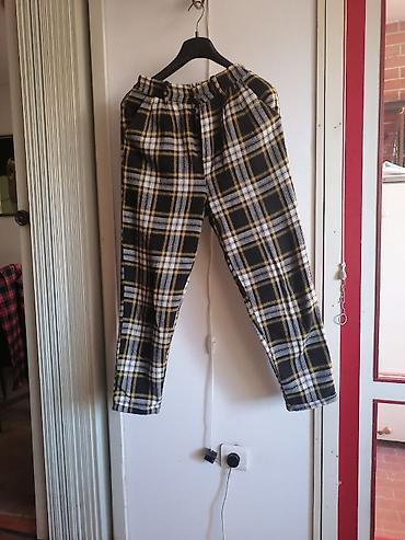 jordan helanke: Ženske karirane pantalone – topli zimski/jesenji model - Kroj — 4