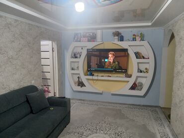 квартиры для командировочных: 2 бөлмө, 60 кв. м, 2 кабат, Евроремонт