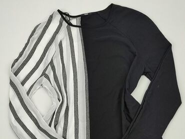 bluzka w paski czarno białe: Bluzka M (EU 38), Poliester, stan - Dobry
