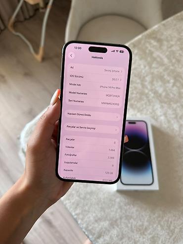 iphone 30: IPhone 14 Pro Max, 128 GB, Deep Purple, Face ID — 6