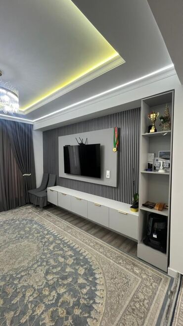 сдается 2 комнатная квартира в джале: 2 комнаты, 64 м², Элитка, 3 этаж, Дизайнерский ремонт