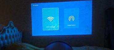 Proyektorlar: Ağıllı mini proyektor HY 300 proyektoru satilir wifi ile telefonla — 4