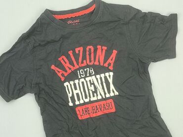 rozkloszowana czarna spódniczka: T-shirt, Rebel, 10 years, 134-140 cm, condition - Very good