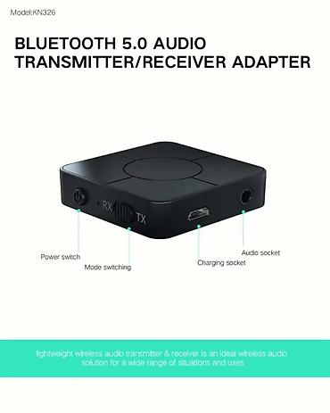 mp3 pleyerlər: Bluetooth ресивер-трансмиттер LccKaa KN319 - 55 man. Bluetooth — 5