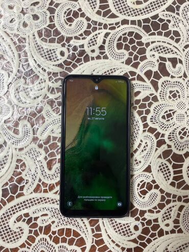kamerasız telefonlar: Samsung A10, 32 GB, rəng - Göy, Sensor, İki sim kartlı
