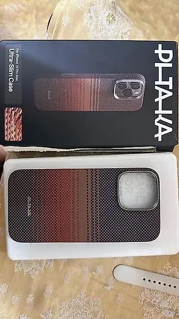 Мобильные телефоны: IPhone 17 Pro Max, Б/у, 256 ГБ, Оранжевый, Чехол, 95 % — 4