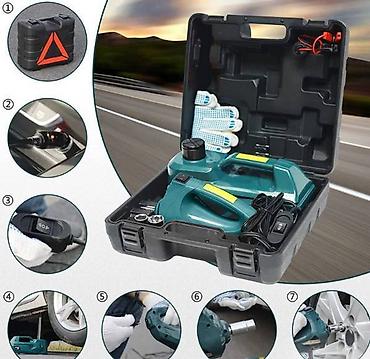 Инструменты для авто: Электрический Домкрат + Шуруповерт для колес Electric Jack 2 в 1 — 9