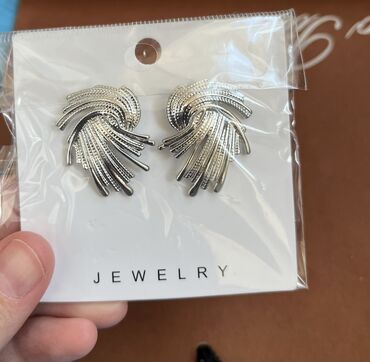 Sırğalar: YENİ 6 ədəd paslanmaz sırğa, Zara model sırğalar. Bir ədədi ENDİRİMLƏ — 5