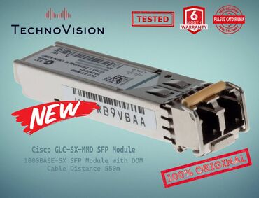 modem fiber optic: Cisco GLC SX MMD SFP Module ✔️Sertifikasiyadan keçmiş təcrübəli