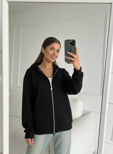 Толстовки, худи: Худи, Оверсайз, Китай, Новый, Стандарт — 8