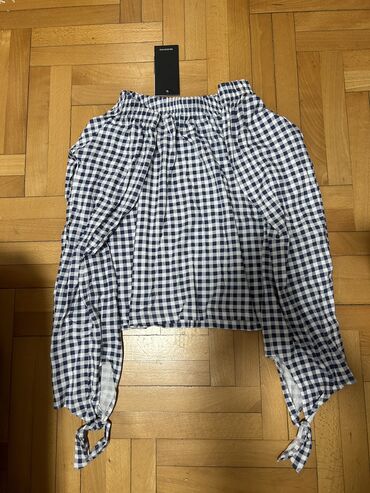 bluze i tunike za punije: Reserved, S (EU 36), Pamuk, bоја - Svetloplava