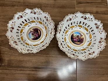 meyvə qablari: Porcelan şirniyyat/meyvə qabları – 2 ədəd dəst Xüsusiyyətlər: - — 1