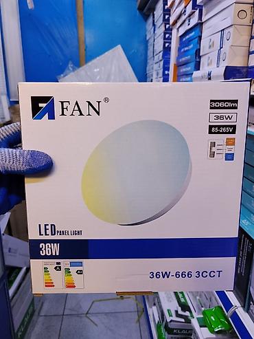 Внутренняя отделка: Круглая светодиодная панель FAN LED Panel Light 36W (модель 36W-666 — 1