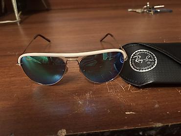 Aksesuarlar: Ray-Ban aviator gün eynəyi - Çərçivə: metal, qızılı ton; üst hissədə — 3
