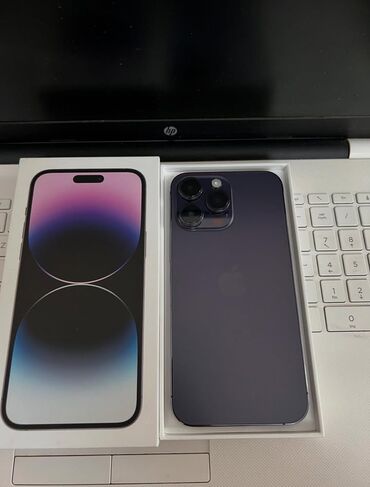 Poco: IPhone 14 Pro Max, 256 GB, White Titanium, Zəmanət, Face ID, Sənədlərlə