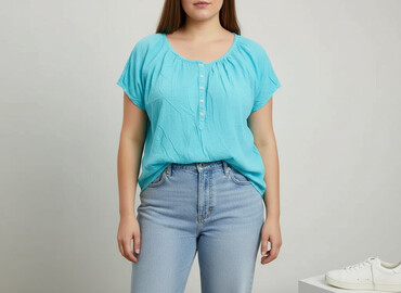 spódnice xxl allegro: C&A, Bluzka damska, rozmiar 2XL
