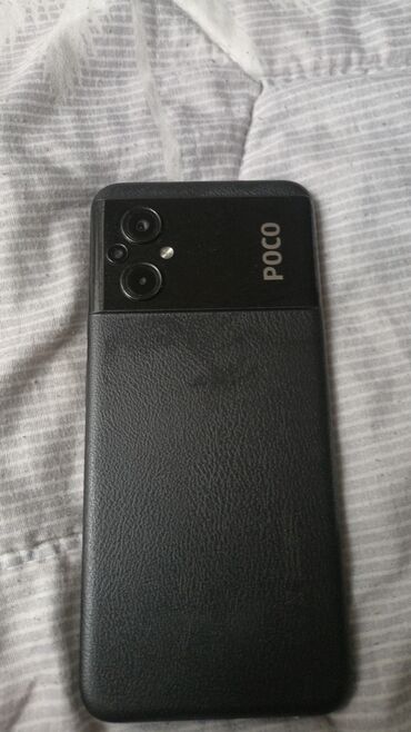 красивый номер телефона: Poco M5, Б/у, 128 ГБ, цвет - Черный, 2 SIM