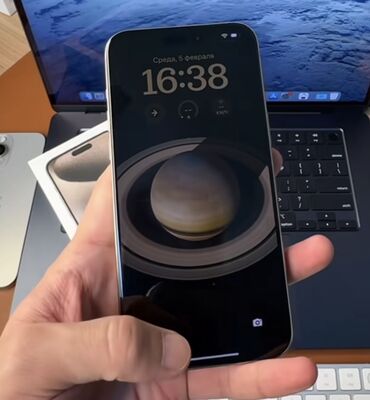 ноутбуки продается: IPhone 15 Pro Max, Б/у, 256 ГБ, Natural Titanium, Зарядное устройство, Защитное стекло, Чехол, 90 %