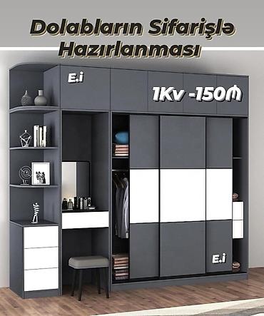 iskaflar: Künc dolab, Yataq otağı üçün, Qarderob, Kupe — 1
