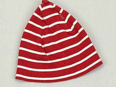 czerwone spodnie chłopięce 116: Czapka, stan - Bardzo dobry