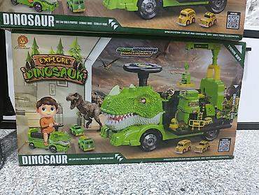 динозавры игрушки: Игровой набор/каталка «Explore Dinosaur» (Train Set) - Тематика — 1