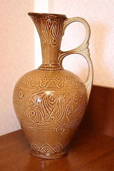 çiyə yağı: Rəng - Sarı, Keramika, 1, 2 l, SSRİ — 2