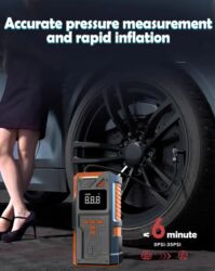 Avtomobil kompressorları və nasosları: Avtomobil üçün 3‑ü 1-də Jump Starter + Kompressor Xüsusiyyətlər: - — 9