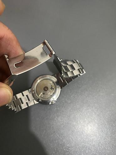 часы g shock бишкек: TISSOT мужские часы Powermatic Autoquartz 17 Jewels на браслете, белый — 4