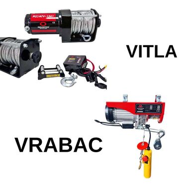 adapter za auto upaljač sa 220v na 12v: Vitlo, Čekrk, Vrabac - Sniženje Opis Vitlo - Čekrk 1361 kg, 12/24V