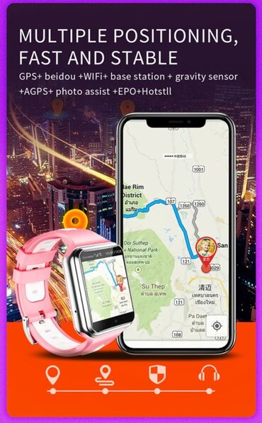 Ručni satovi: Android Smart Sat/telefon H6- Wifi, 4G Mobilnni net, GPS, Blutut — 11