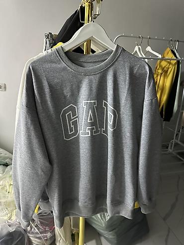 Толстовки: Свитшоты и худи - Свитшоты GAP: классический крой, круглый вырез — 4