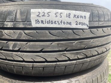 Шины: Шины 225 / 55 / R 18, Лето, Б/у, Комплект, Легковые, Япония, Bridgestone